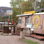 Scottish Loch - a small train car