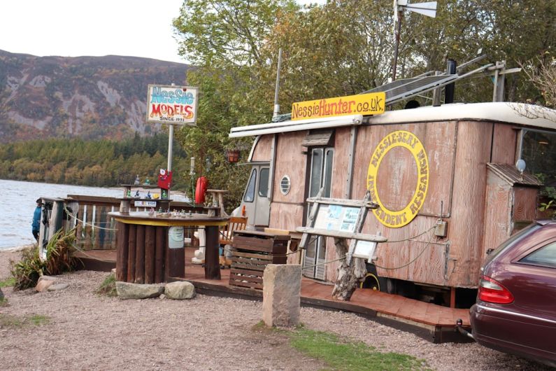 Scottish Loch - a small train car