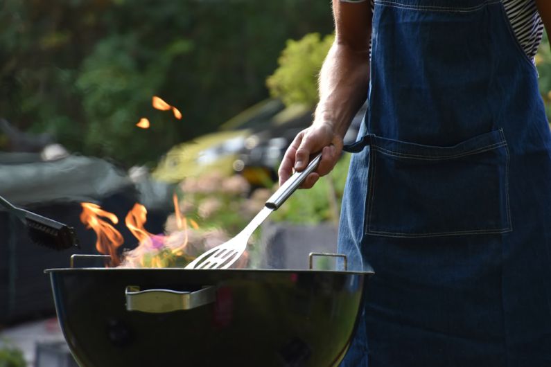 BBQ Grill - man grilling outdoor